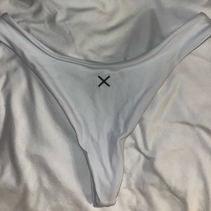 White boutinela bikini bottoms